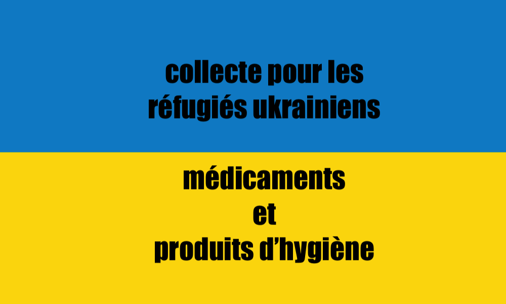 Collecte pour les réfugiés ukrainiens