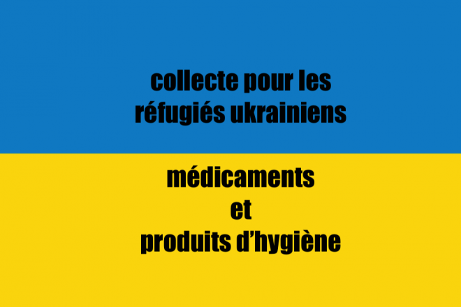 Collecte pour les réfugiés ukrainiens